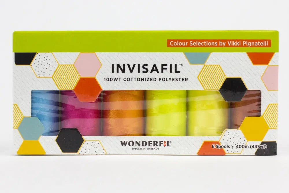 InvisaFil™ Cotton Polyester Thread Set WonderFil USA