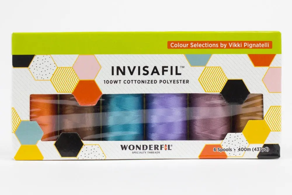 InvisaFil™ Cotton Polyester Thread Set WonderFil USA