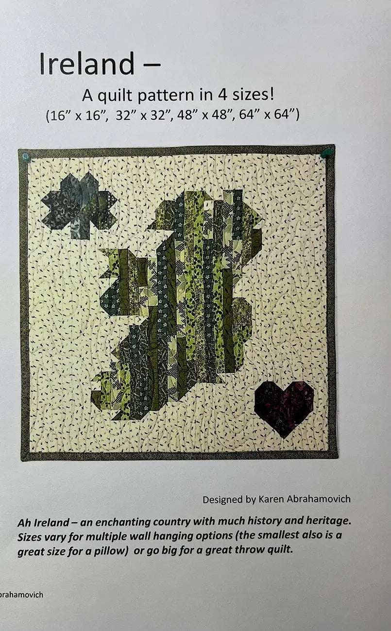Ireland Quilt Pattern - Linda's Electric Quilters