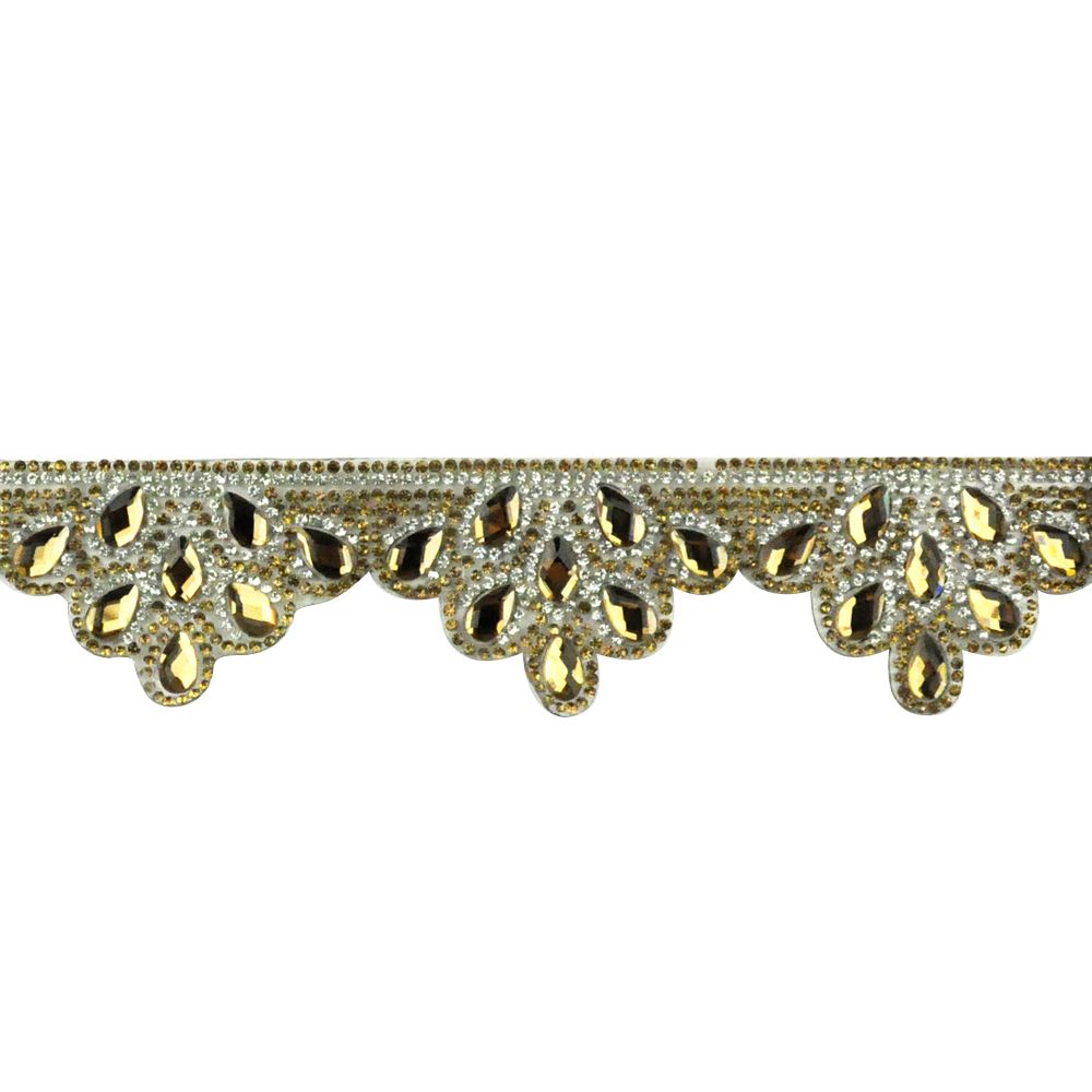 Iron- On Rhinestone Trim BRSY-19-16