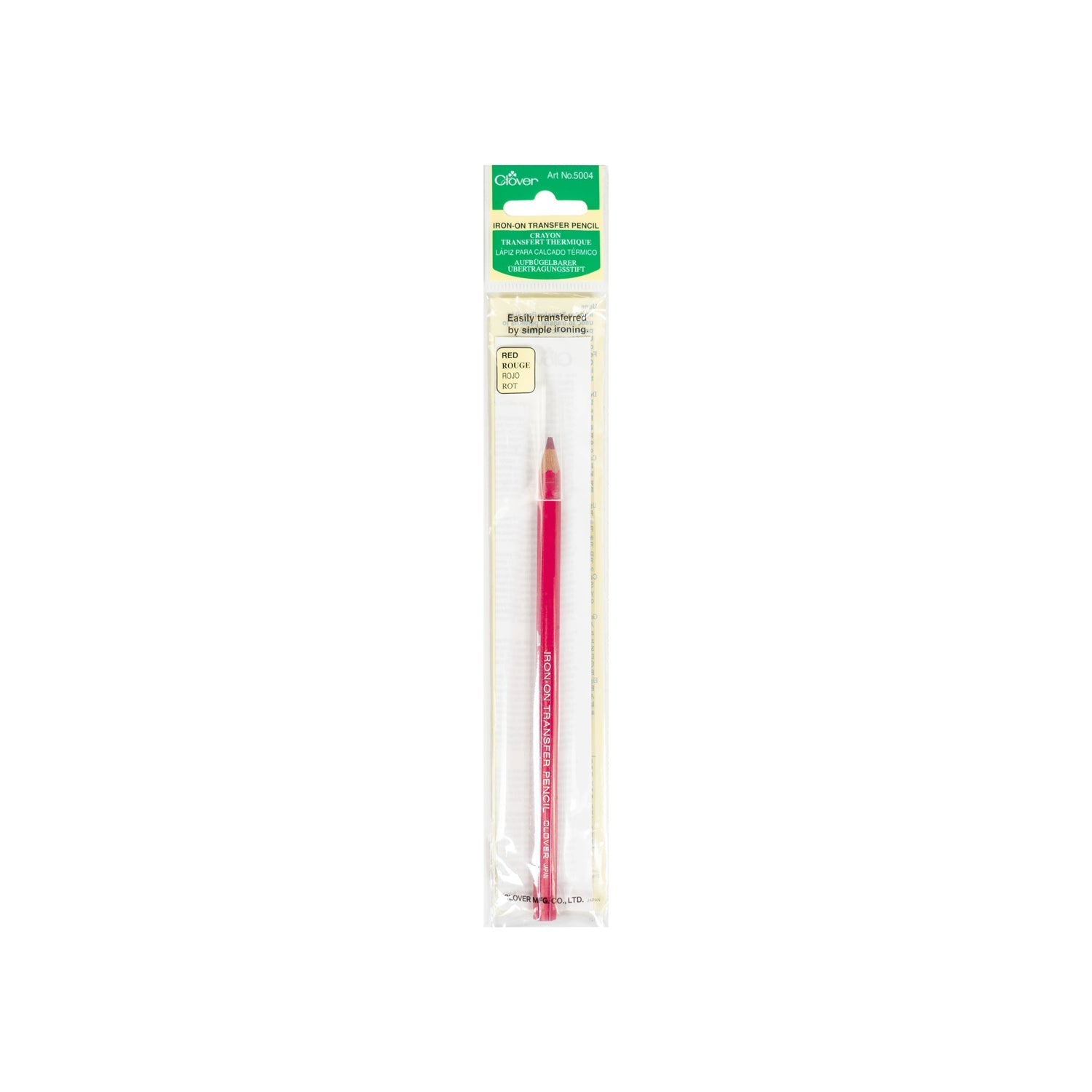 Iron-On Transfer Pencil (Red)
