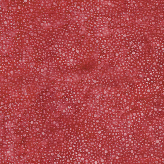 Island 112250350 / Dots-Red Paprika 45" Fabric Per Yard