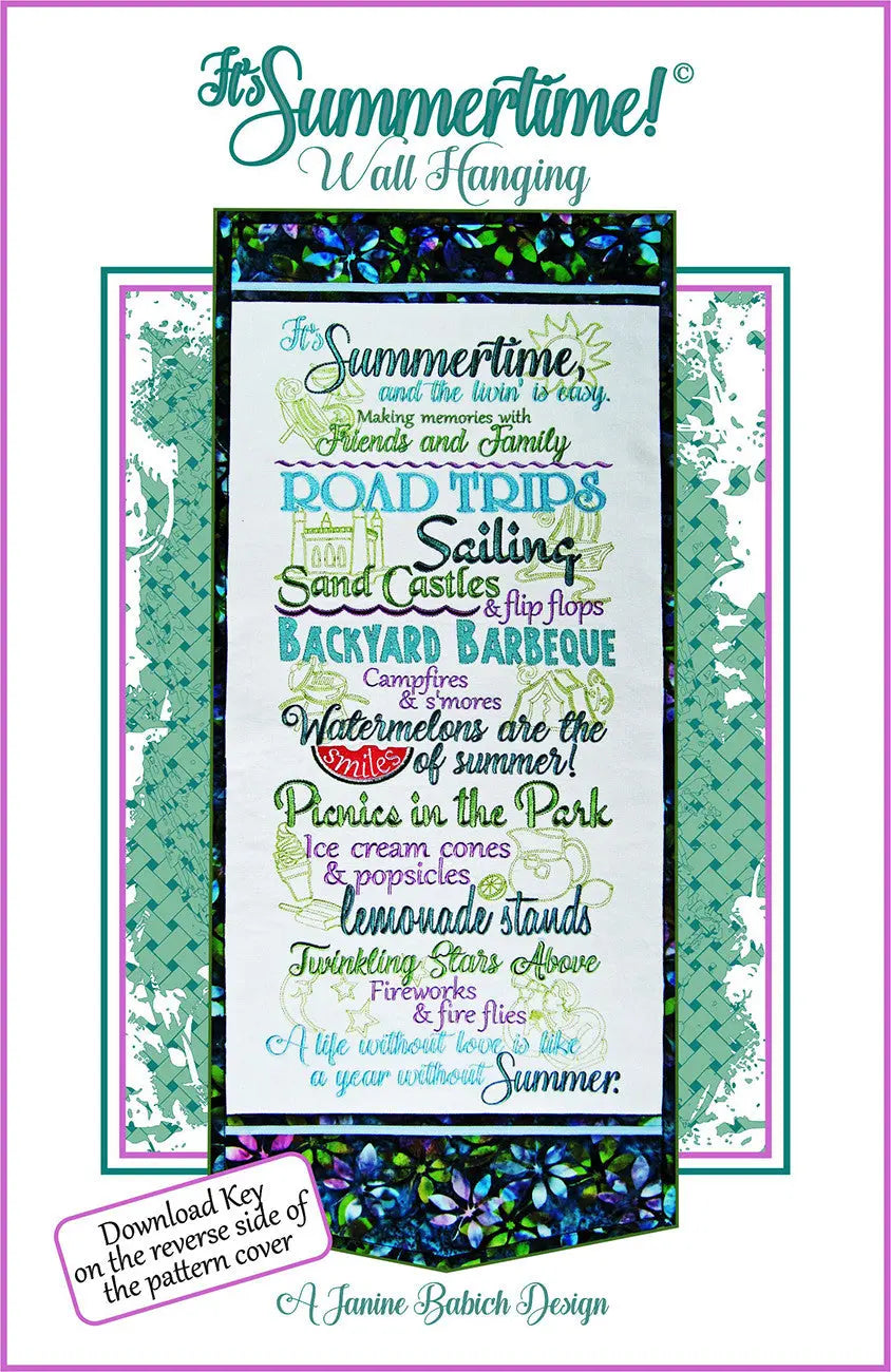 Its Summertime! Wall Hanging - Linda's Electric Quilters