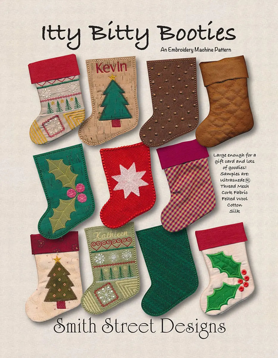 Itty Bitty Booties - Linda's Electric Quilters