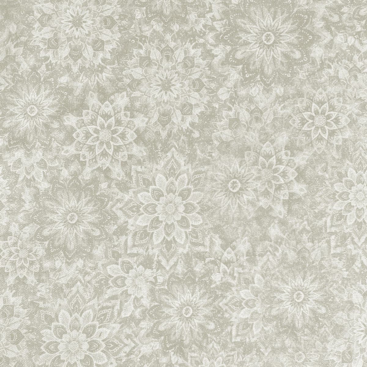 Ivory Quilt Back - Dancin' Dahlias 108" wide Fabric per yard