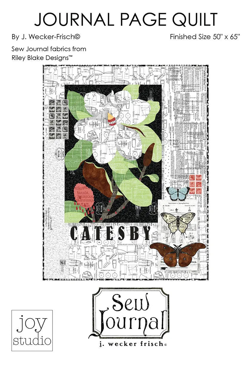 J. Wecker Frisch Journal Page Quilt Pattern - Linda's Electric Quilters