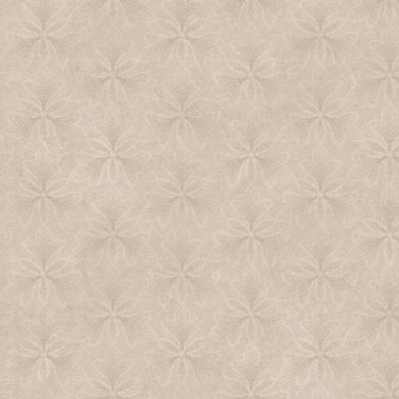RJR Jinny Beyer beige fleur quilting cotton fabric