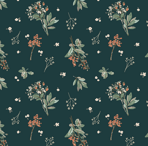 Art Gallery Fabrics Juniper Herbage viridian quilting cotton
