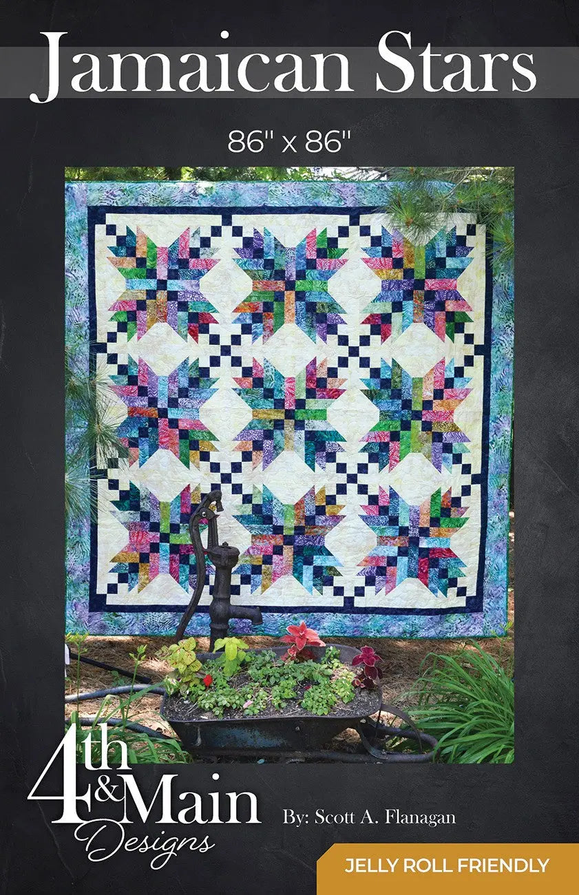 Jamaican Stars - Linda's Electric Quilters