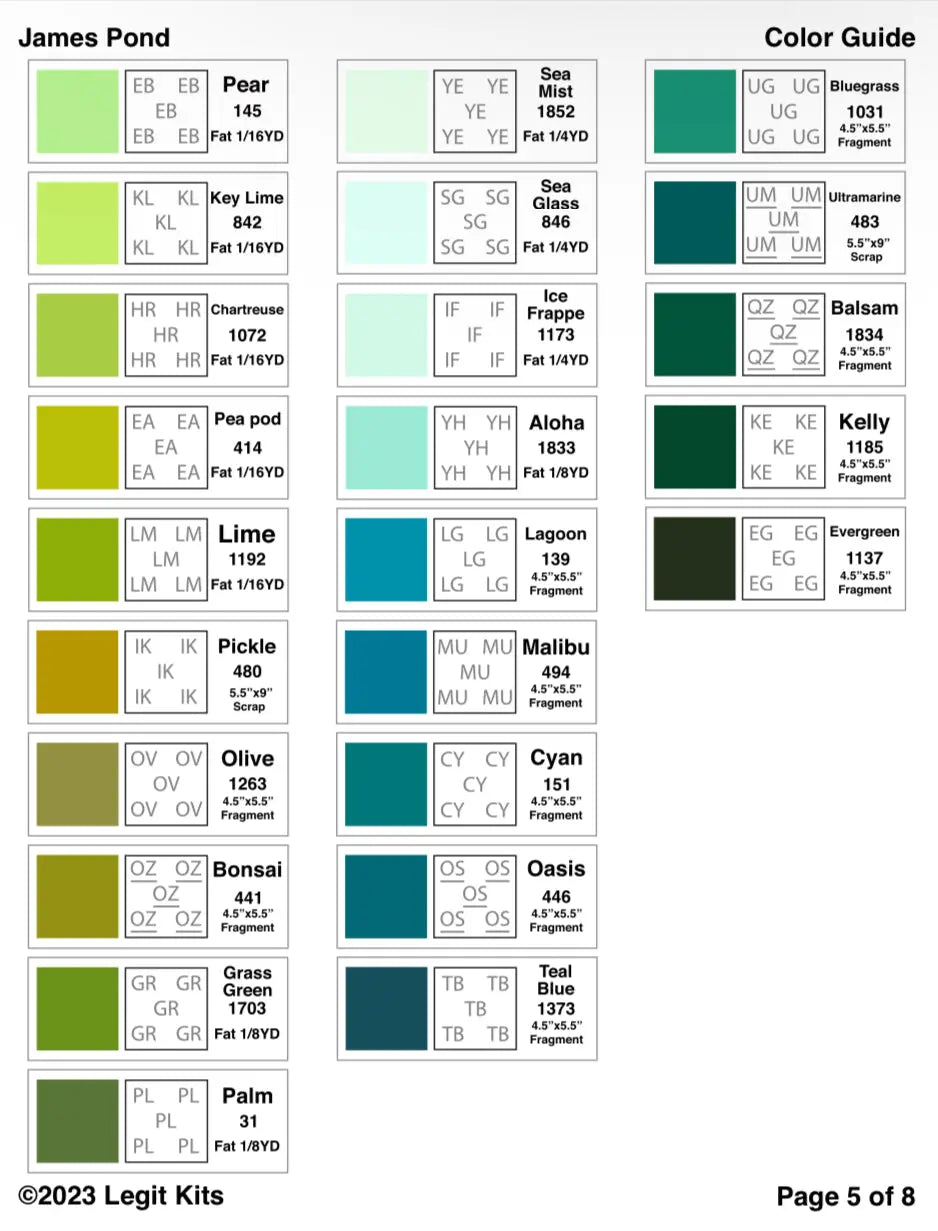 James Pond Pattern Legit Kits