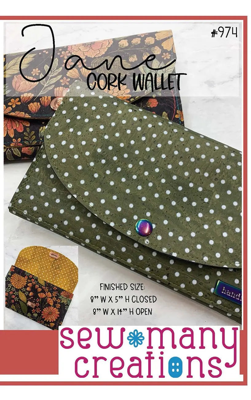 Jane Cork Wallet - Linda's Electric Quilters