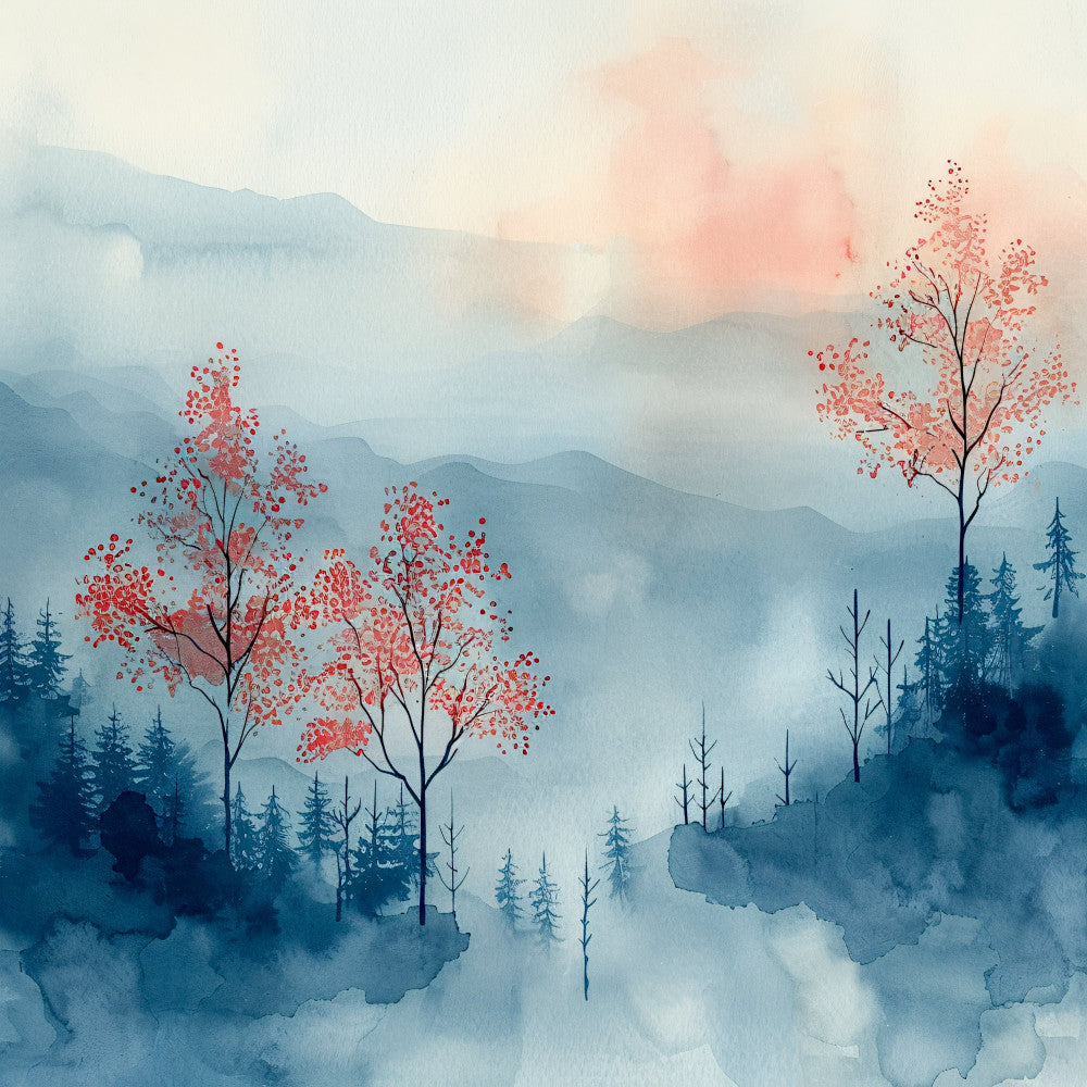 Japandi Art Nature Fabric Panel 14