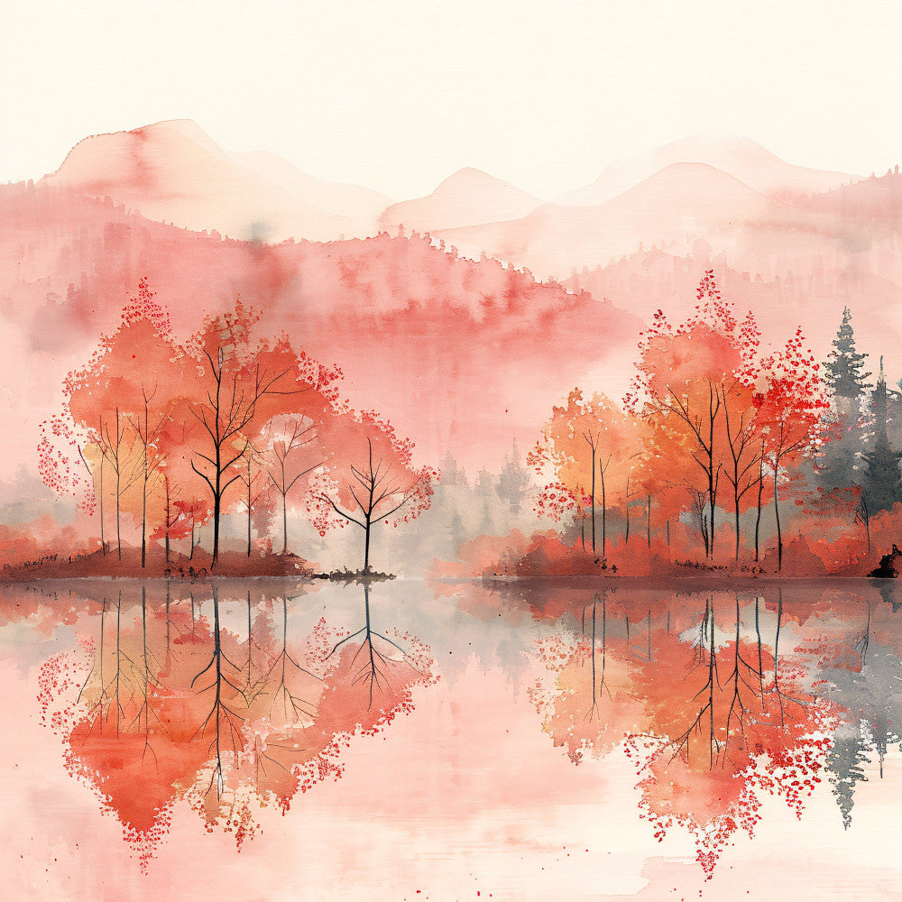 Japandi Art Nature Fabric Panel 19