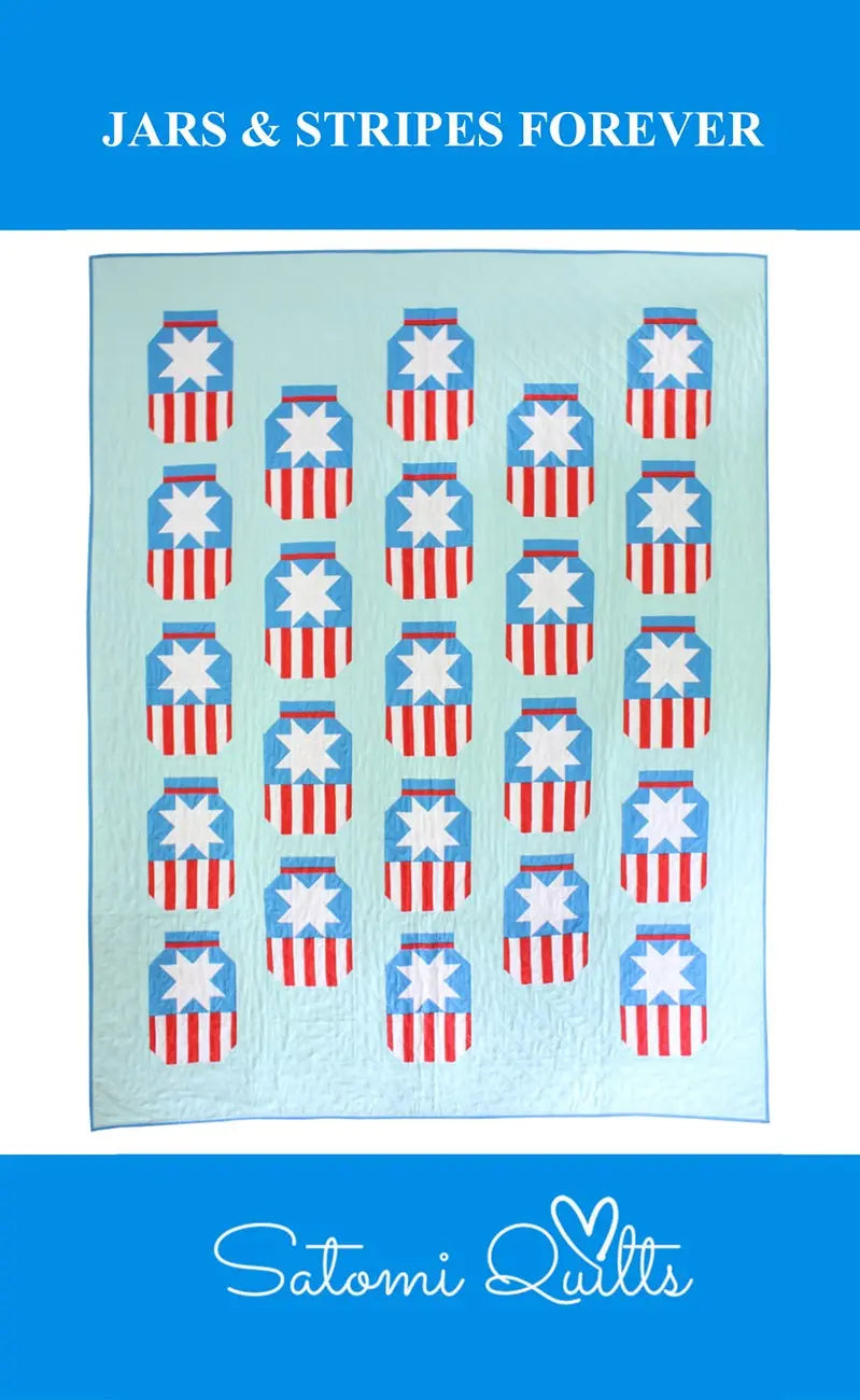 Jars & Stripes Forever - Linda's Electric Quilters