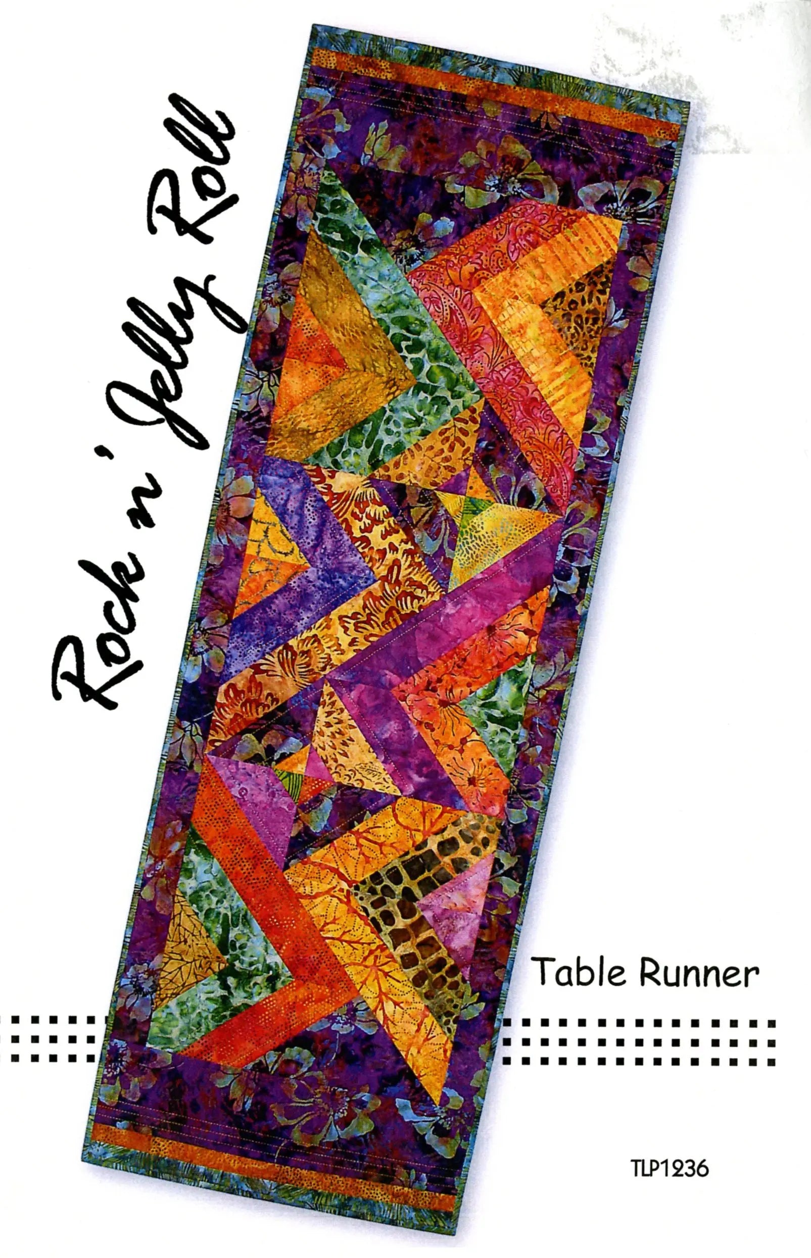 Jelly Rock N Jelly Roll Table Runner - Linda's Electric Quilters