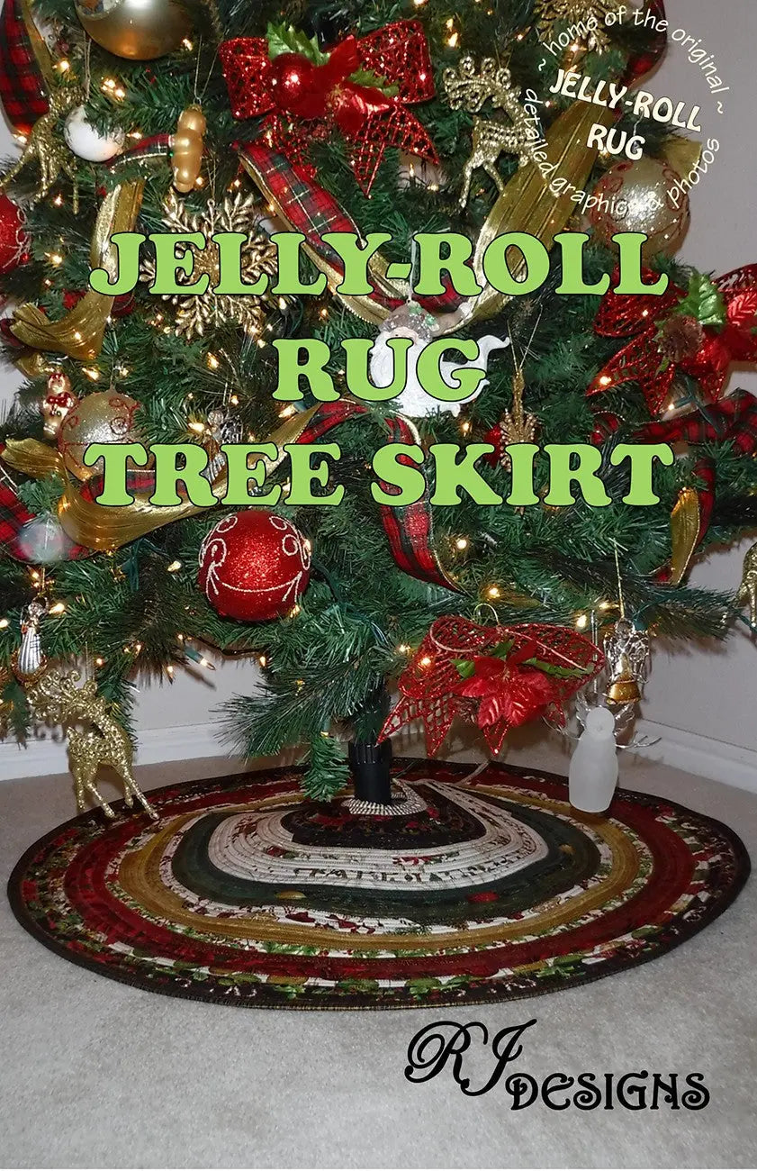 Jelly Roll Rug Tree Skirt - Linda's Electric Quilters