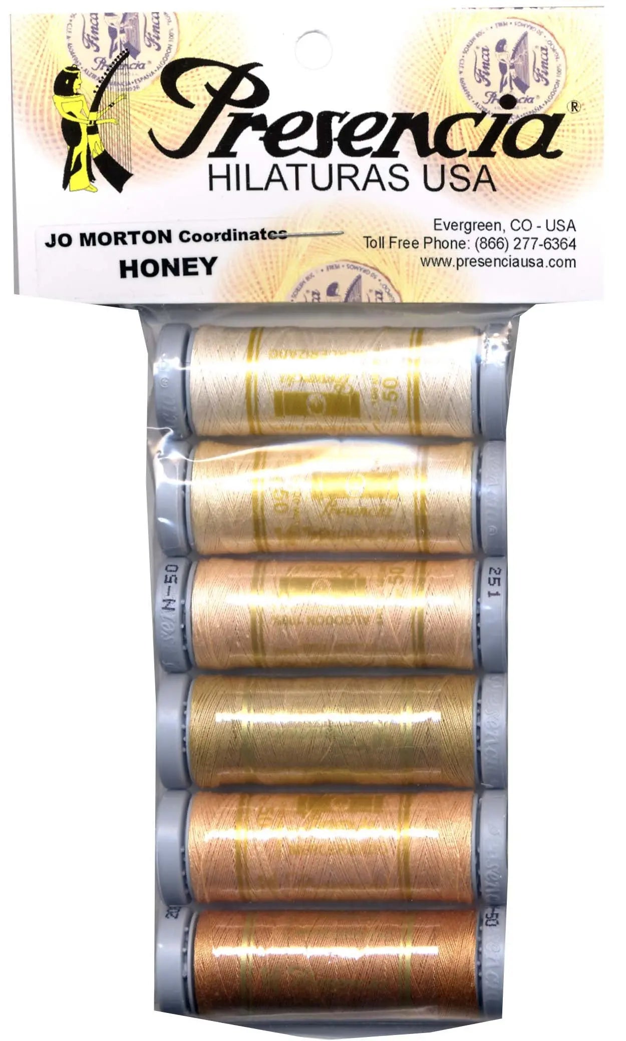 Jo Morton Cotton Sewing Thread Sampler Honey Checker Distributor