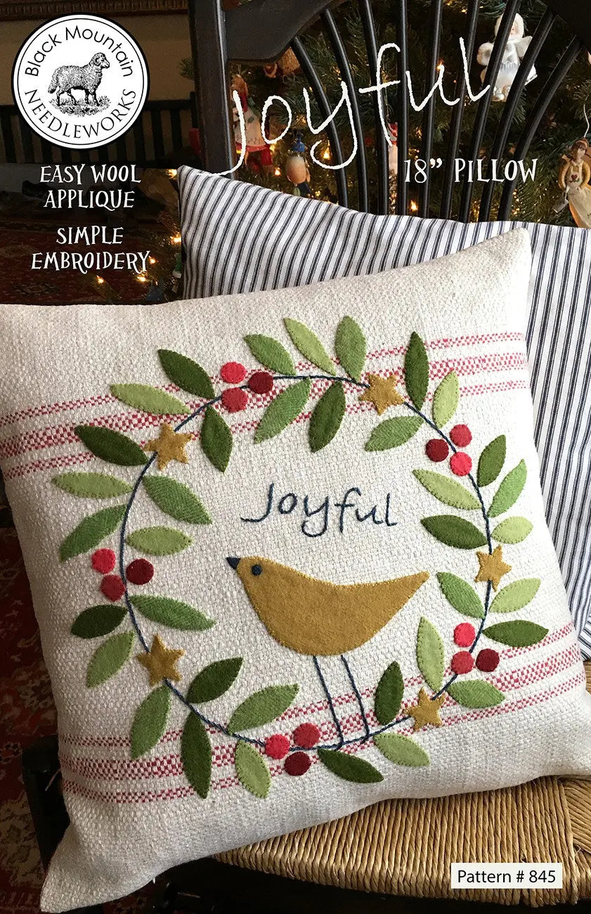Joyful Pillow Pattern - Linda's Electric Quilters