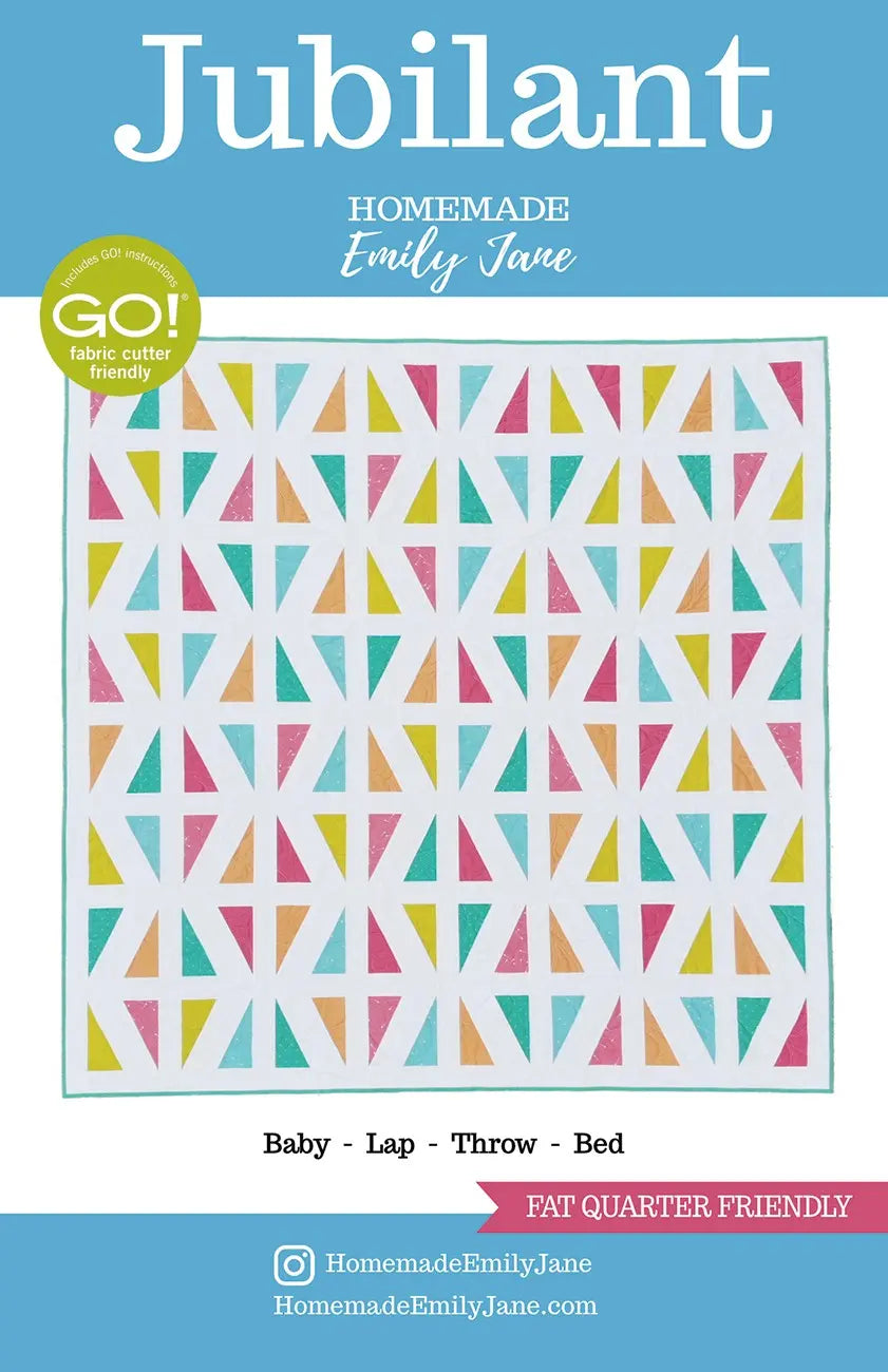 Jubliant Quilt Pattern - Linda's Electric Quilters
