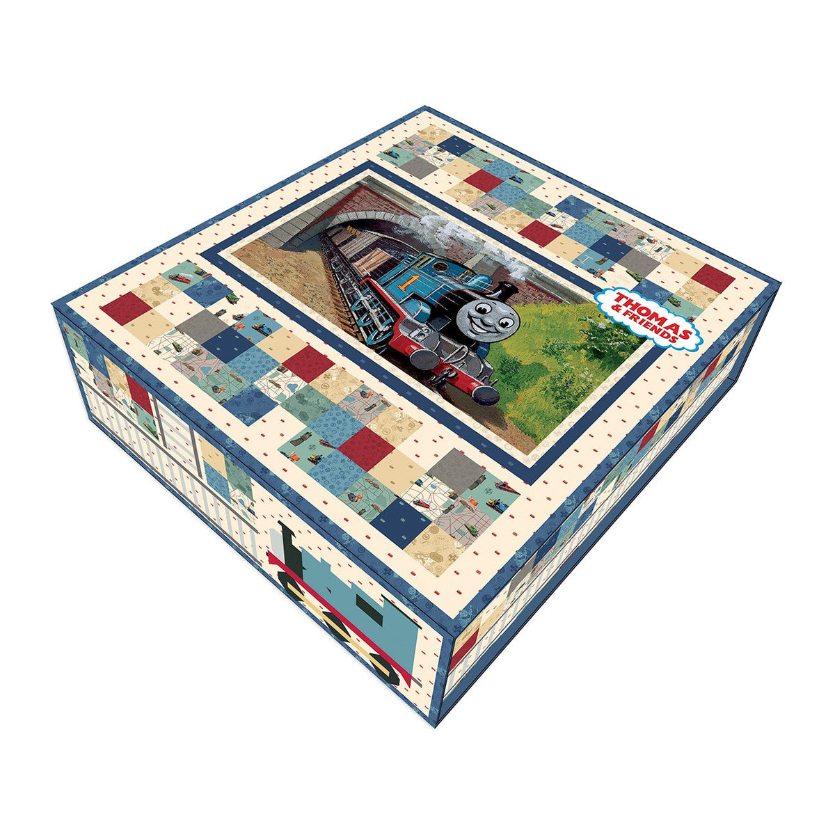 Thomas & Friends™ 80th Anniversary Thomas the Tank Railway Quilt Kit 45" wide fabric per yard