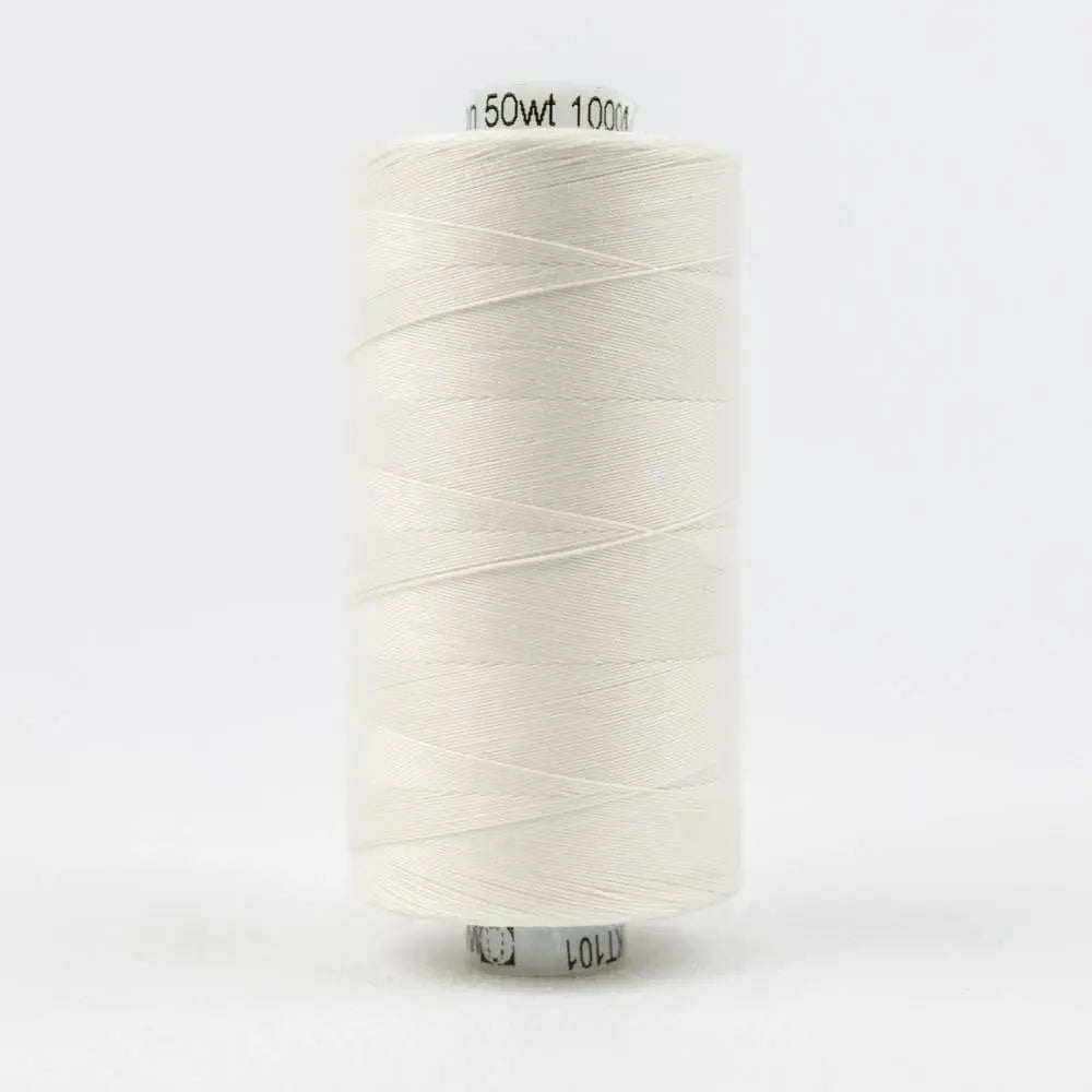 KT101 - Konfetti™ 50wt Egyptian Cotton Soft White Thread WonderFil USA