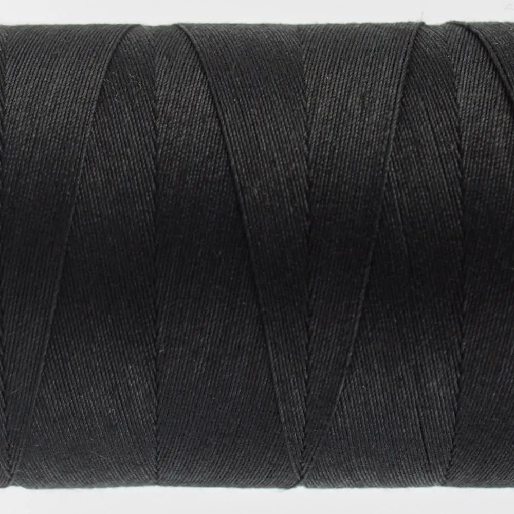 KT200 - Konfetti™ 50wt Egyptian Cotton Black Thread WonderFil USA