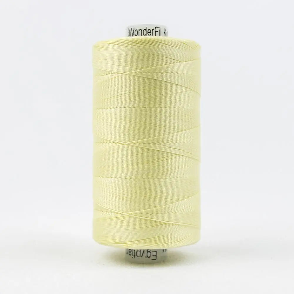 KT405 - Konfetti™ 50wt Egyptian Cotton Pale Yellow Thread WonderFil USA