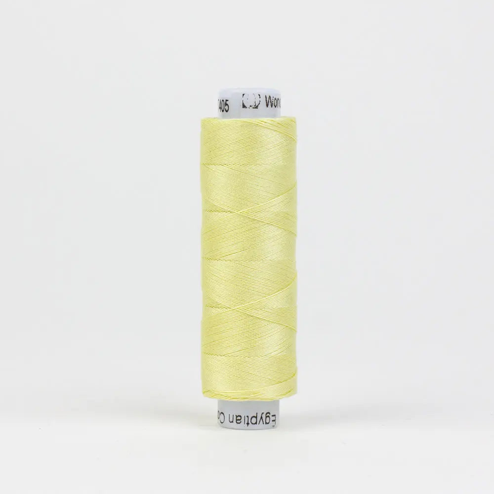 KT405 - Konfetti™ 50wt Egyptian Cotton Pale Yellow Thread WonderFil USA