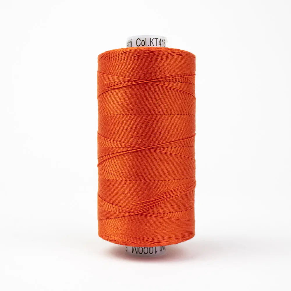 KT416 - Konfetti™ 50wt Egyptian Cotton Thread Ember WonderFil USA