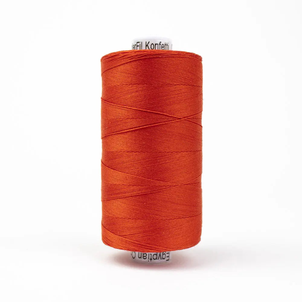 KT417 - Konfetti™ 50wt Egyptian Cotton Thread Volcano WonderFil USA