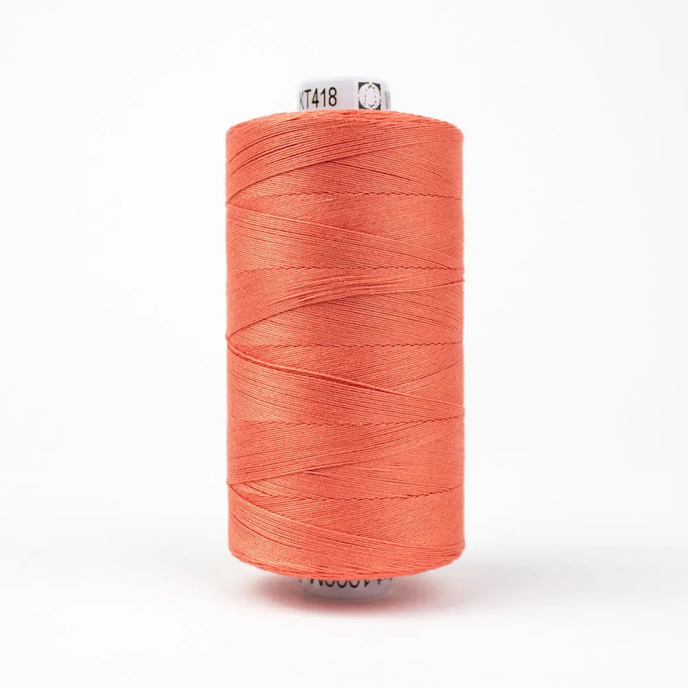 KT418 - Konfetti™ 50wt Egyptian Cotton Thread Salmon WonderFil USA