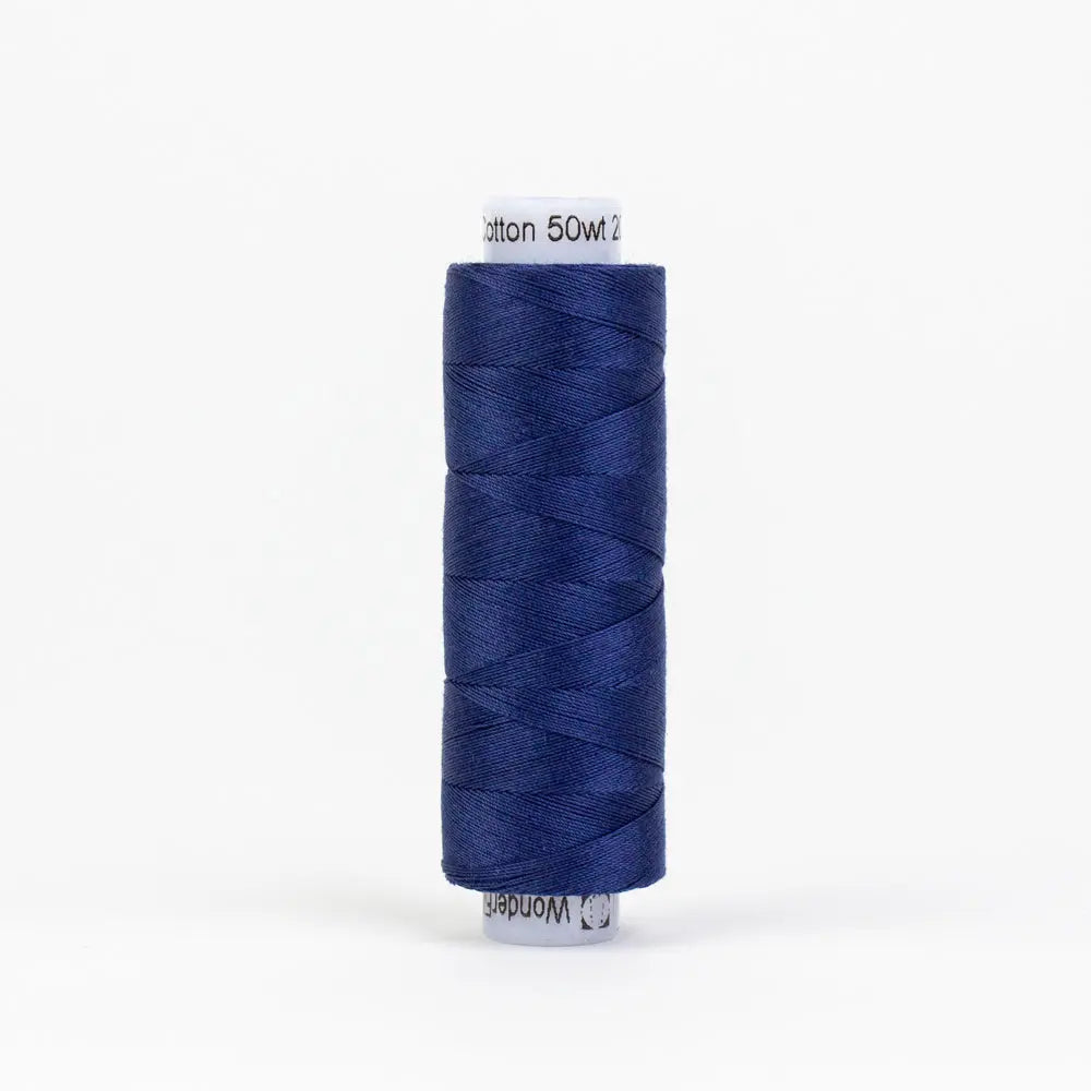 KT601 - Konfetti™ 50wt Egyptian Cotton Navy Thread WonderFil USA