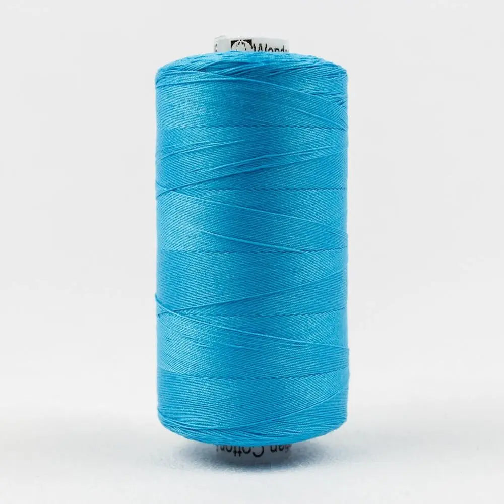 KT606 - Konfetti™ 50wt Egyptian Cotton Peacock Blue Thread WonderFil USA
