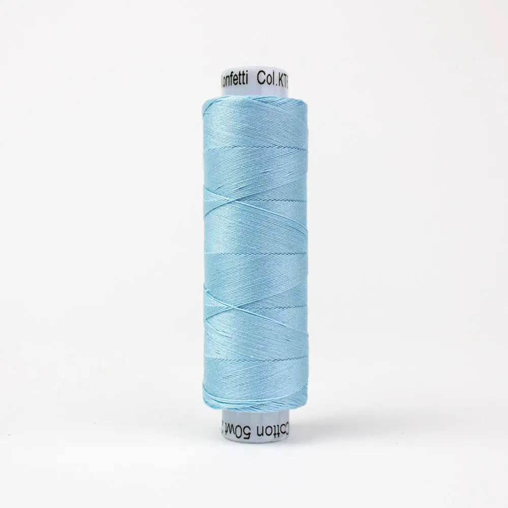KT626 - Konfetti™ 50wt Egyptian Cotton Thread Glacier WonderFil USA