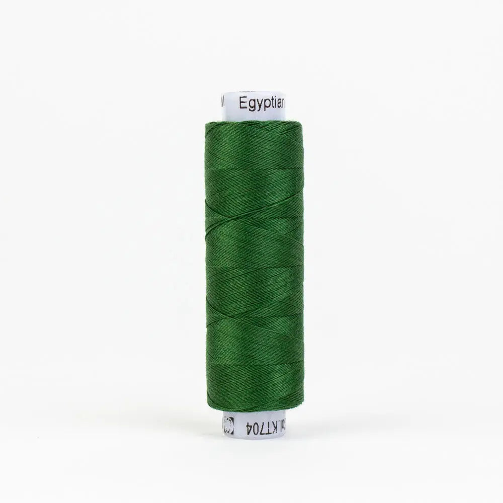 KT704 - Konfetti™ 50wt Egyptian Cotton Dark Christmas Green Thread WonderFil USA