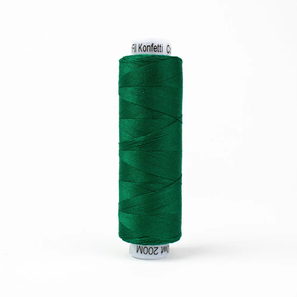 KT709 - Konfetti™ 50wt Egyptian Cotton Thread Jungle WonderFil USA