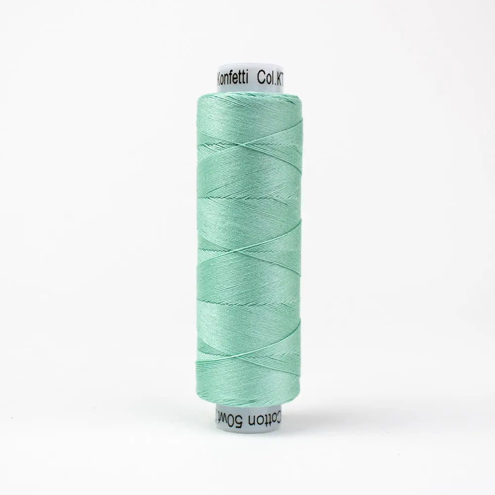 KT716 - Konfetti™ 50wt Egyptian Cotton Thread Seafoam WonderFil USA