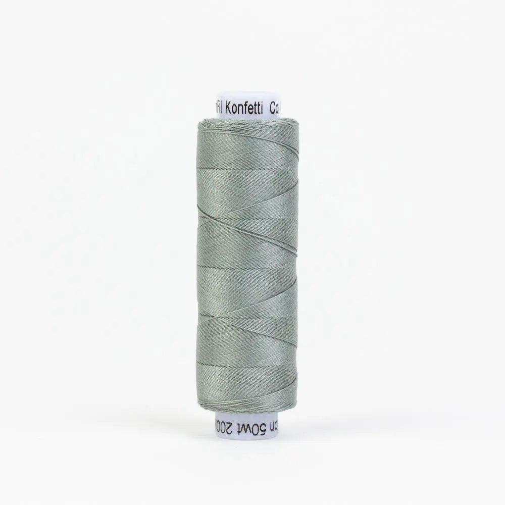KT901 - Konfetti™ 50wt Egyptian Cotton Light Grey Thread WonderFil USA