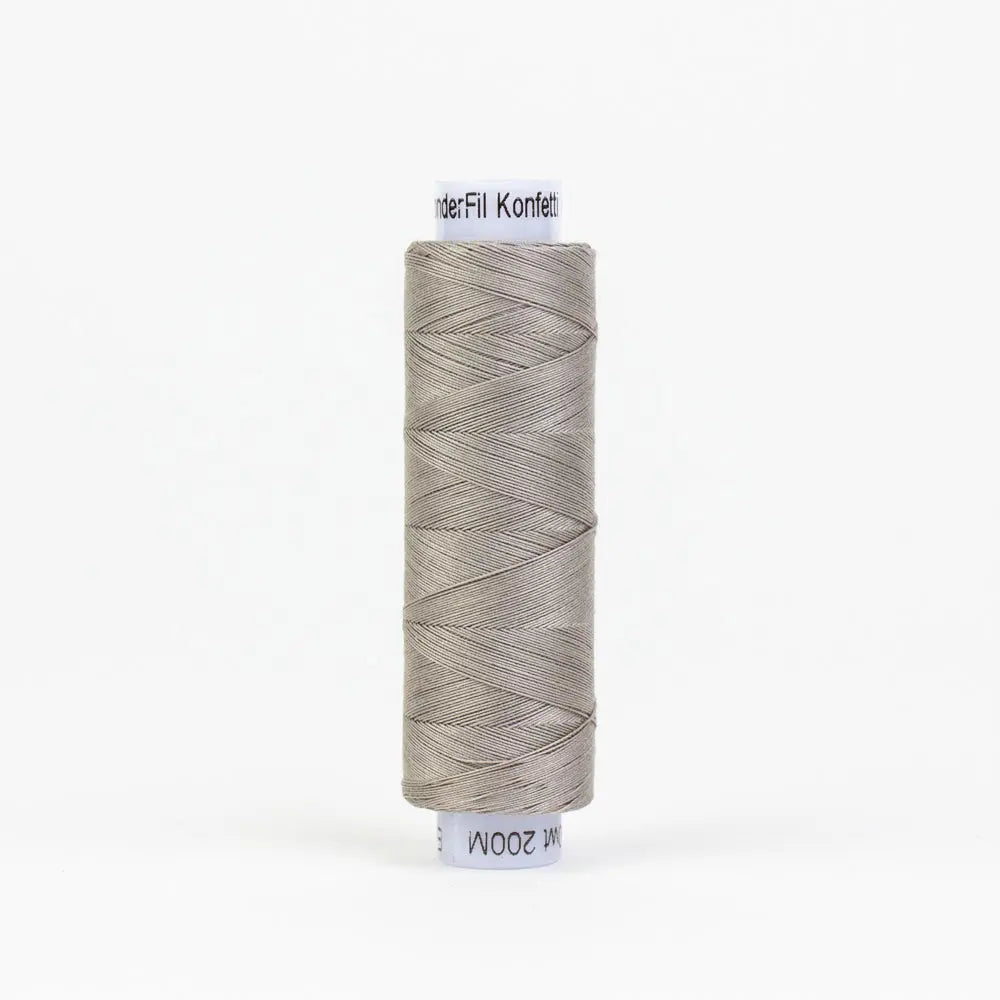 KT905 - Konfetti™ 50wt Egyptian Cotton Sterling Grey Thread WonderFil USA