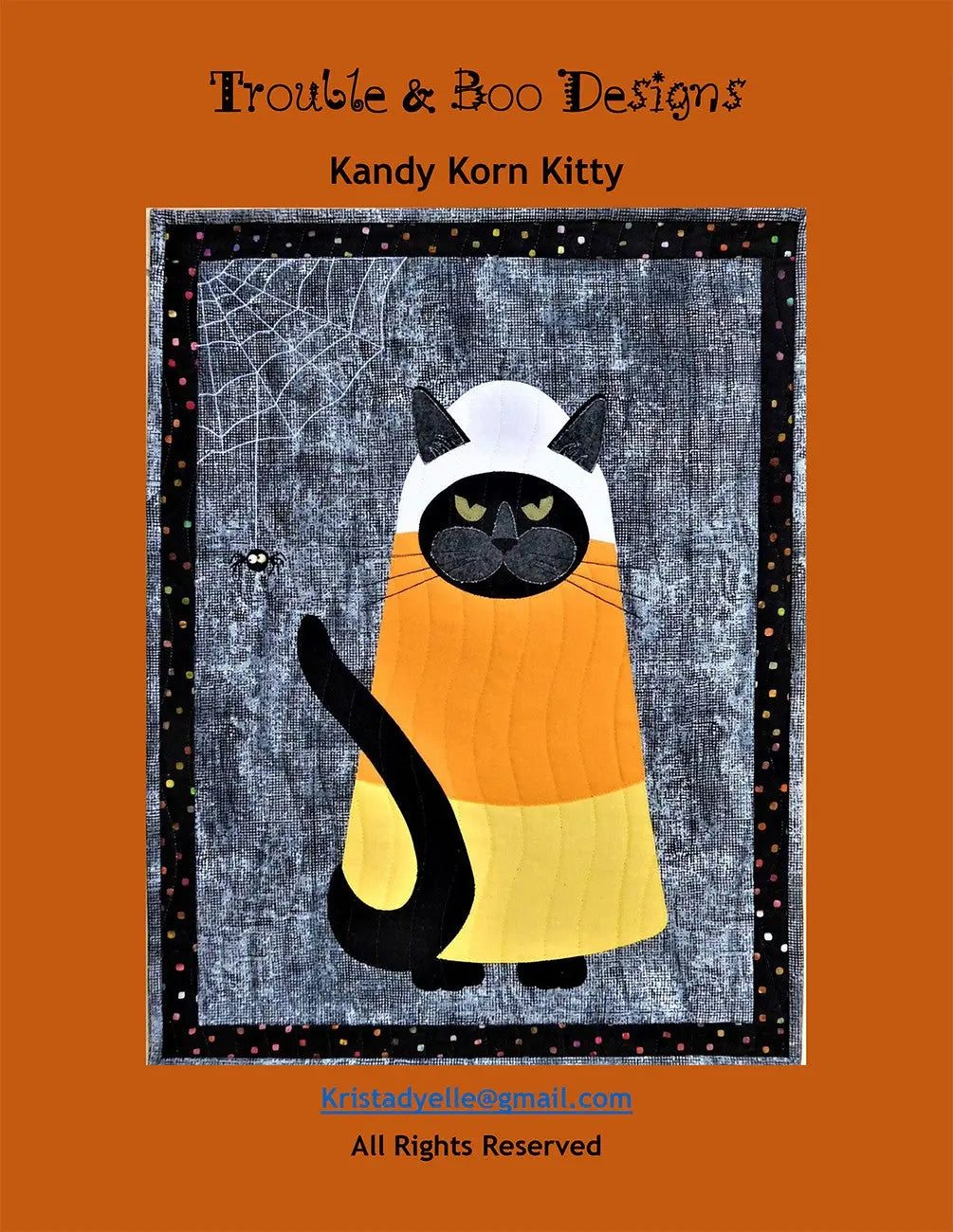 Kandy Korn Kitty - Linda's Electric Quilters