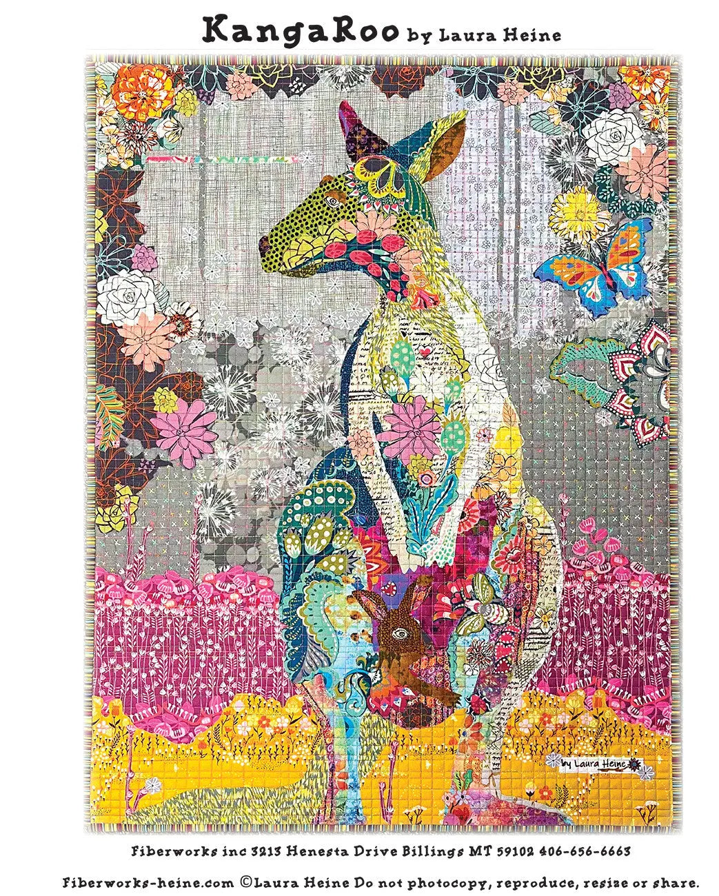 KangaRoo Collage - Linda's Electric Quilters