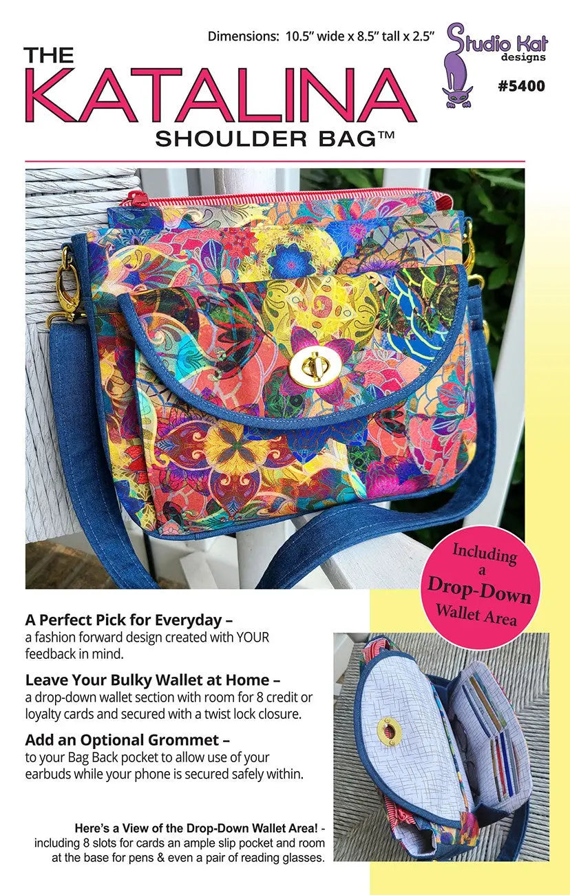 Katalina Shoulder Bag - Linda's Electric Quilters