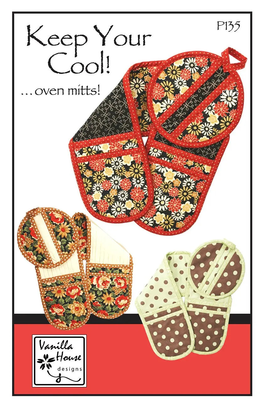 Keep Your Cool Oven Mitts - Linda's Electric Quilters