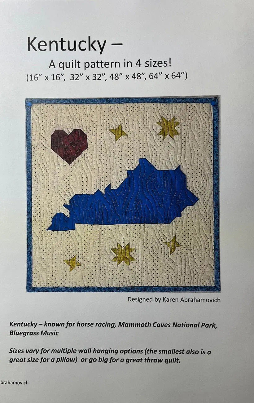 Kentucky Quilt Pattern - Linda's Electric Quilters
