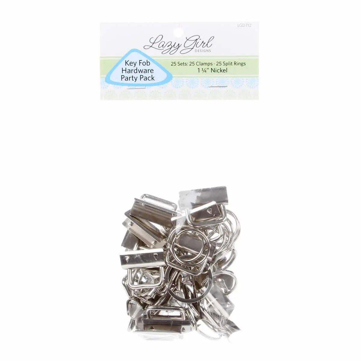 Key Fob Hardware Party Pack - Linda's Electric Quilters
