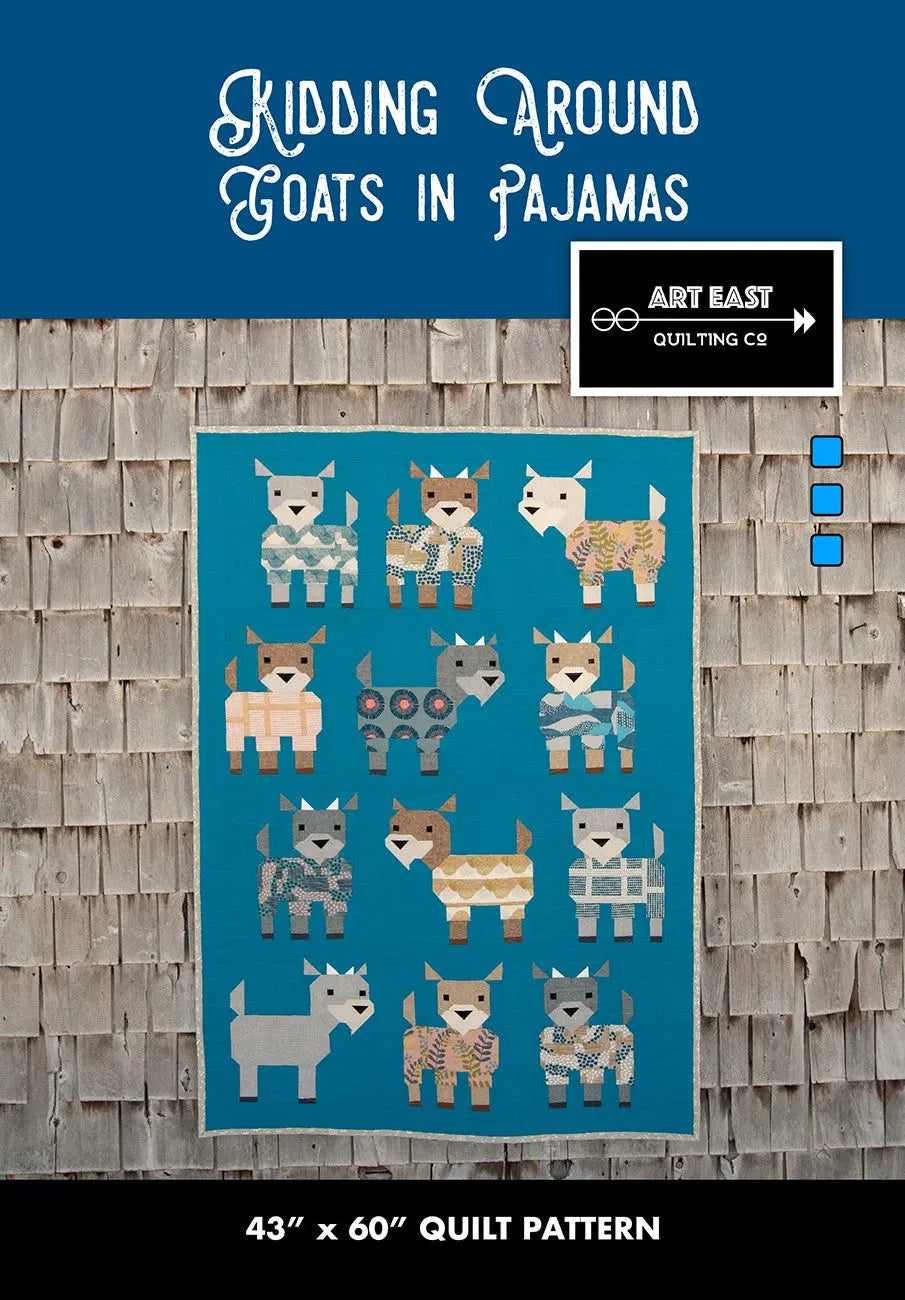 Kidding Around Goats Quilt Pattern - Linda's Electric Quilters