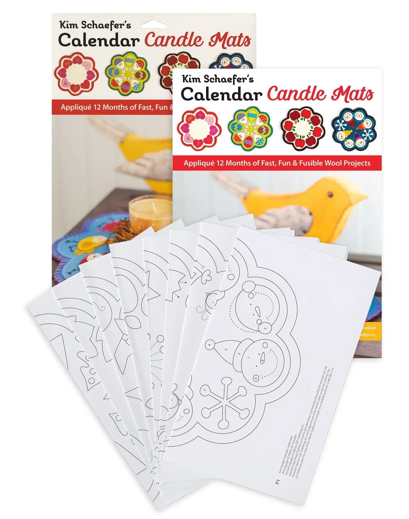 Kim Schaefer’s Calendar Candle Mats - Linda's Electric Quilters