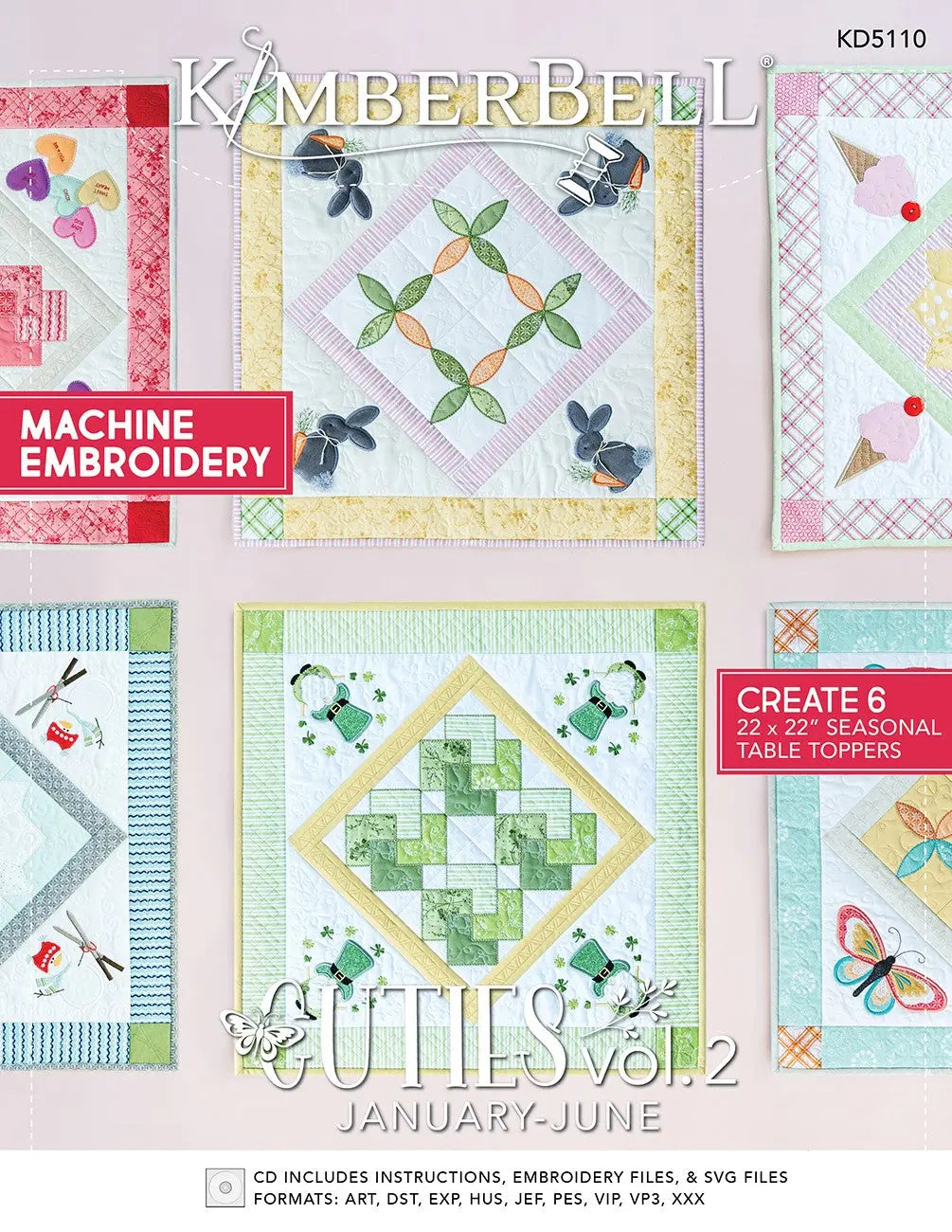 Kimberbell Cuties Volume 2 Jan-June - Linda's Electric Quilters