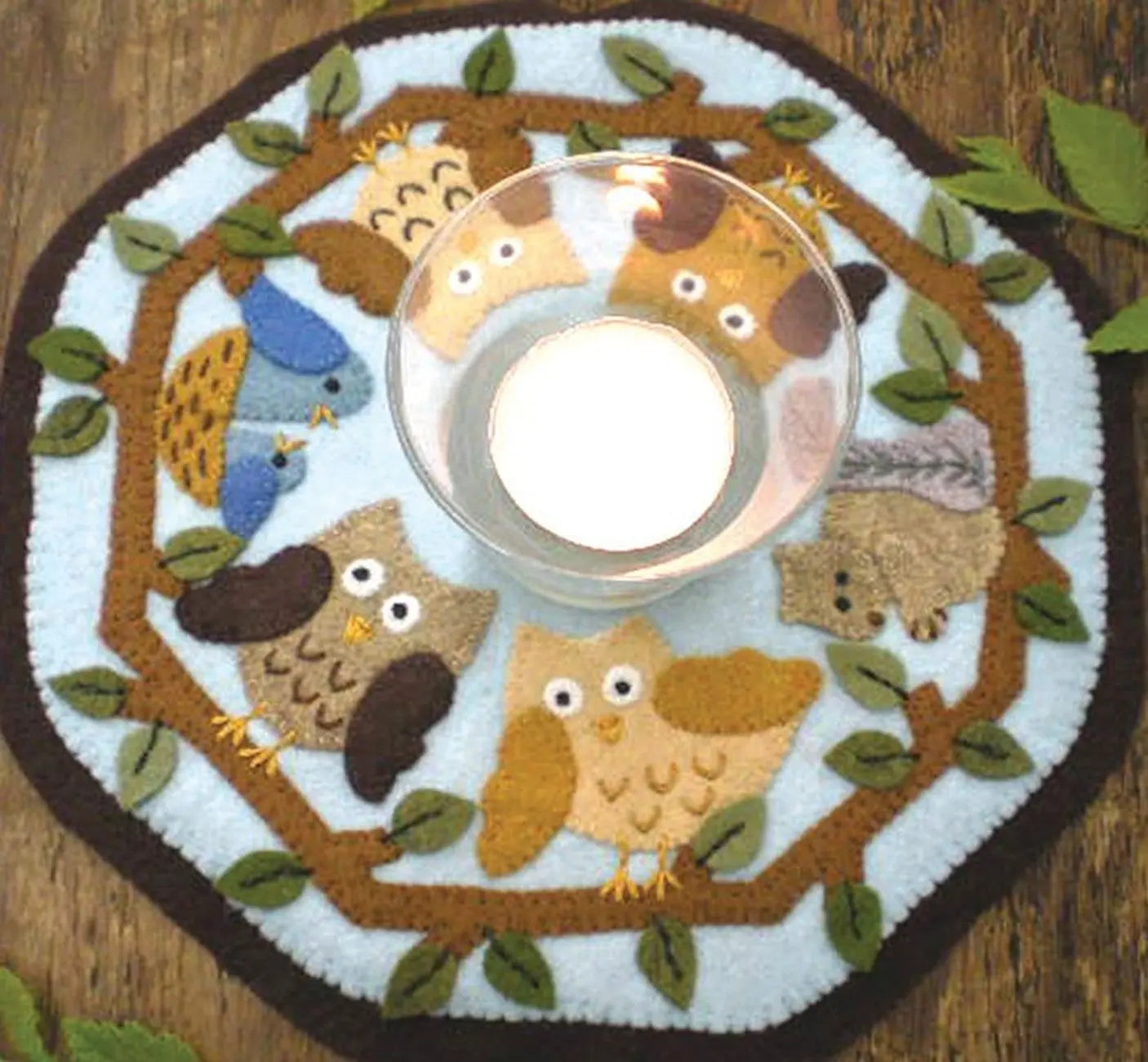 Kit Candle Mat In the Woods - Linda's Electric Quilters