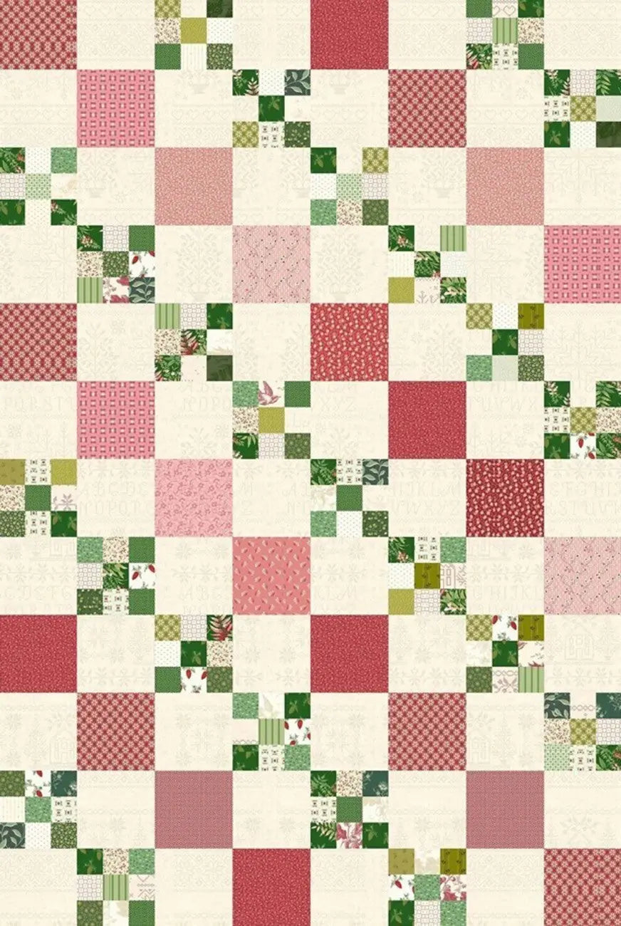 Kitchen Towel Cranberry Chain - Linda's Electric Quilters